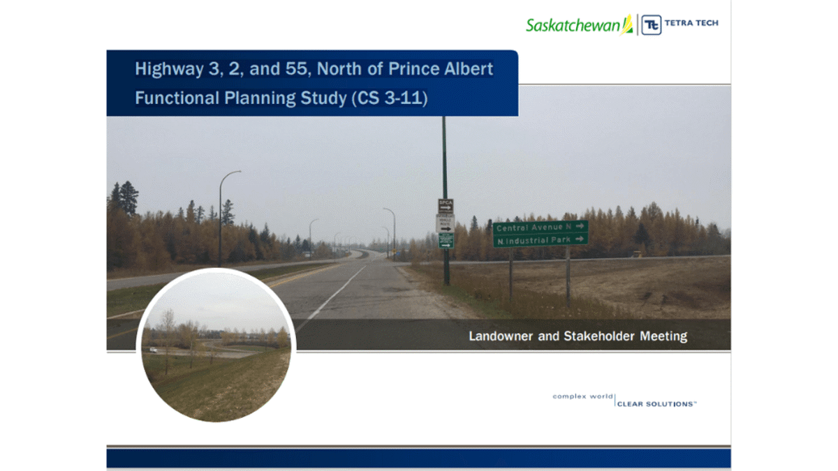 Highway 3, 2, and 55, North of Prince Albert Functional Planning Study (CS 3-11)